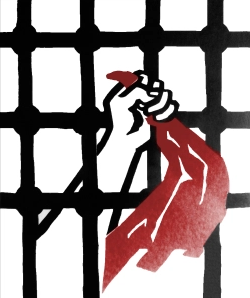 Αλληλεγγύη στον αναρχικό πολιτικό κρατούμενο Κώστα Σακκά που πραγματοποιεί απεργία πείνας-δίψας.